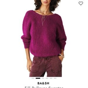 ba&sh Lady Pullover Sweater in stunning fushiq